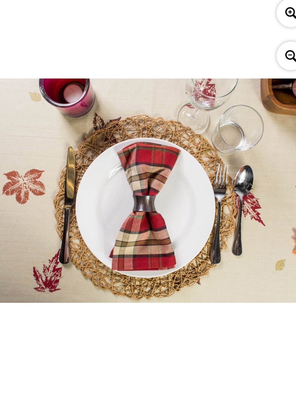 New Robert Stanley mesh round, wooden placemats 15” tan bundle 8pc
